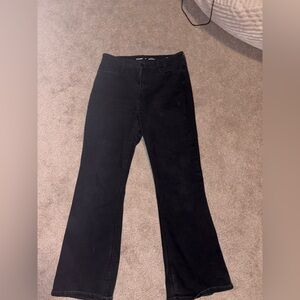 Old Navy Charcoal High-Rise Flare Jeans